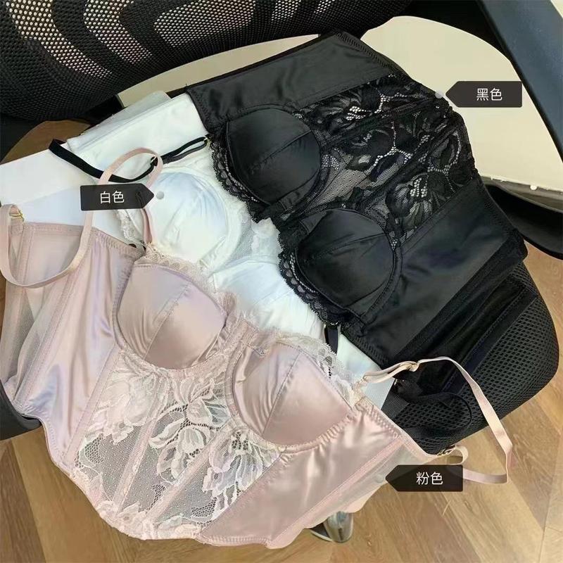 Bustier Top Sexy Lingerie Bustier Set Sexy Corset Bra Wanita 6