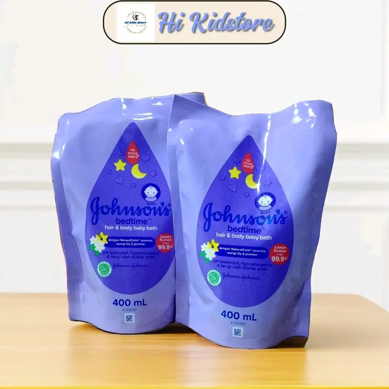 [Hi Kidstore] Johnson's Hair & Body Baby Bath Bedtime - Sabun Bayi Refil 400 ml 4