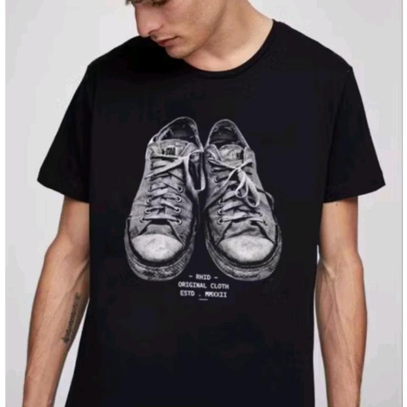 T-shirt Cowok Kaos Oversize Atasan Keren Kece Pria By PINKCUTEEE 0