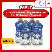 Gambar Paket 4 Gentle Gen Morning Breeze Botol 3in1 Pelembut + Pewangi dari Mayora Kota Administrasi Jakarta Barat 1 Tokopedia