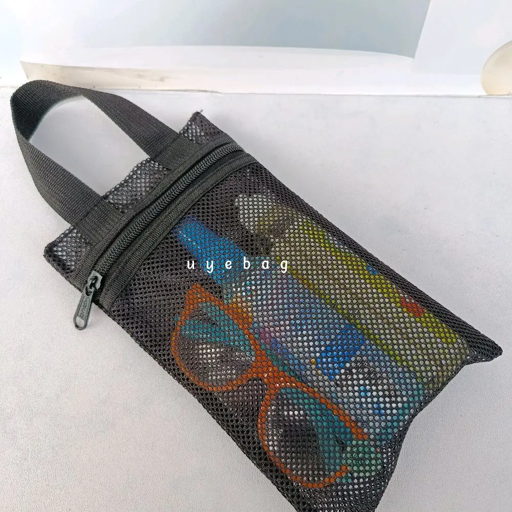 tas jaring mini tempat make up alat mandi dan lainnya UYEBAG ukuran s