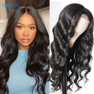 13x4 Lace Frontal Wig Body Wave Human Hair Wig Brazilian Hd Transparent Glueless 4x4 Lace Front Remy Human Hair Wigs For Woman