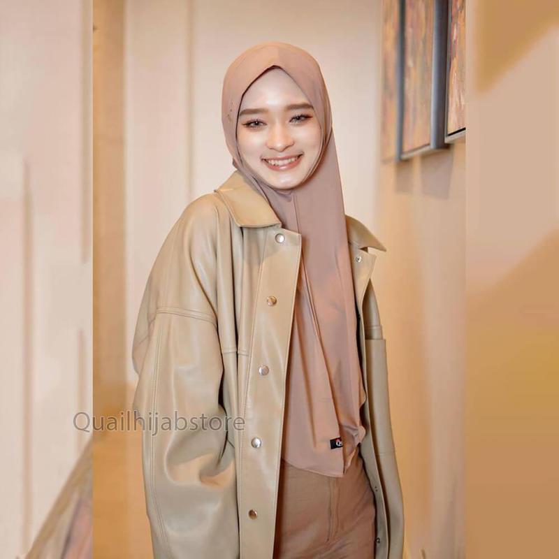 Hijab Dagu Casual Daily | Kerudung Malaysia | keiko quail hijab Best Seller | Nyaman Instan Muslim Lembut 6