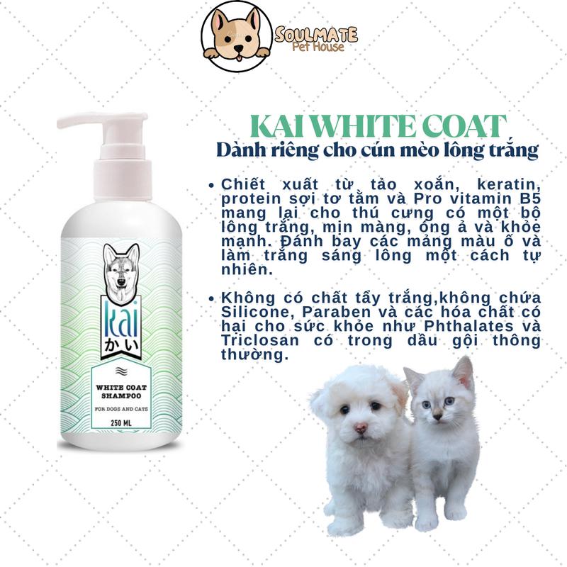 Product Introduction of (SALE+ QUÀ) Sữa tắm yến mạch+xịt dưỡng cao cấp KAI cho chó mèo 250ml- Thái Lan 36