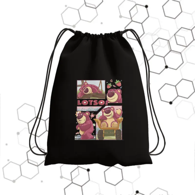 Tas Serut Sekolah Toy Story Draw Bahan Perasut Nilon Anti Air 30cm x 38cm Tas Travel  Terlengkap 8