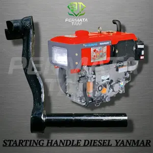 Yanmar STARTING HANDLE ENGKOL MESIN TF 65 85 Hitam Powder Coating Finishing Cat Spray Kualitas Terjamin Harga Murah Engine Motorcycle