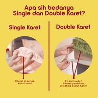 Gambar Valenita DOUBLE KARET - 180x200x30 B2 Sprei Set King - GRIZZLY, DOUBLE KARET dari Adela Sprei & Bedcover Kab. Gresik 5 Tokopedia