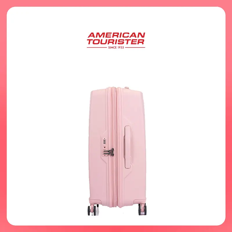 American Tourister Koper Hardcase Argyle Spinner 25 Inch - Antiq.Pink 4