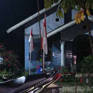 Bendera Indonesia Merah Putih HUT RI 17 AGUSTUS Dekorasi Luar ruangan Satin