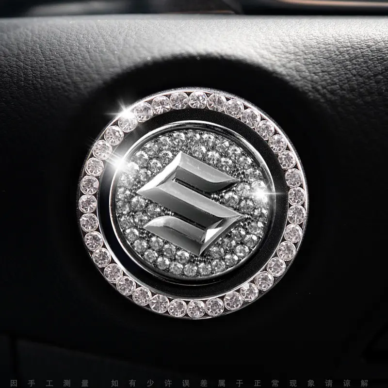 Hiasan Tombol Start Engine Dengan Logo Permata Permata Car 4