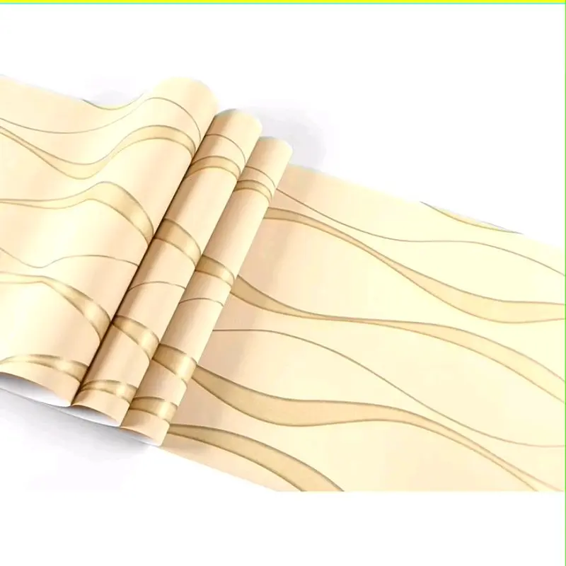 Wallpaper Dinding Motif Gelombang Klasik 8m s/d 9m x 45cm sticker Pvc 7