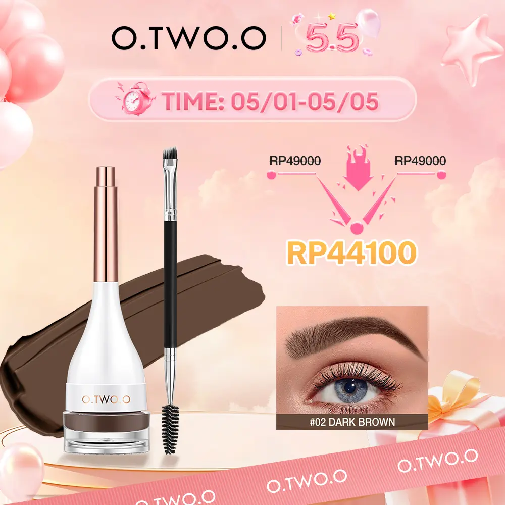 【LIVE】【Gift brush】O.TWO.O  Eyebrow Dying Cream  Natural Shaping waterproof and not easy to be stained