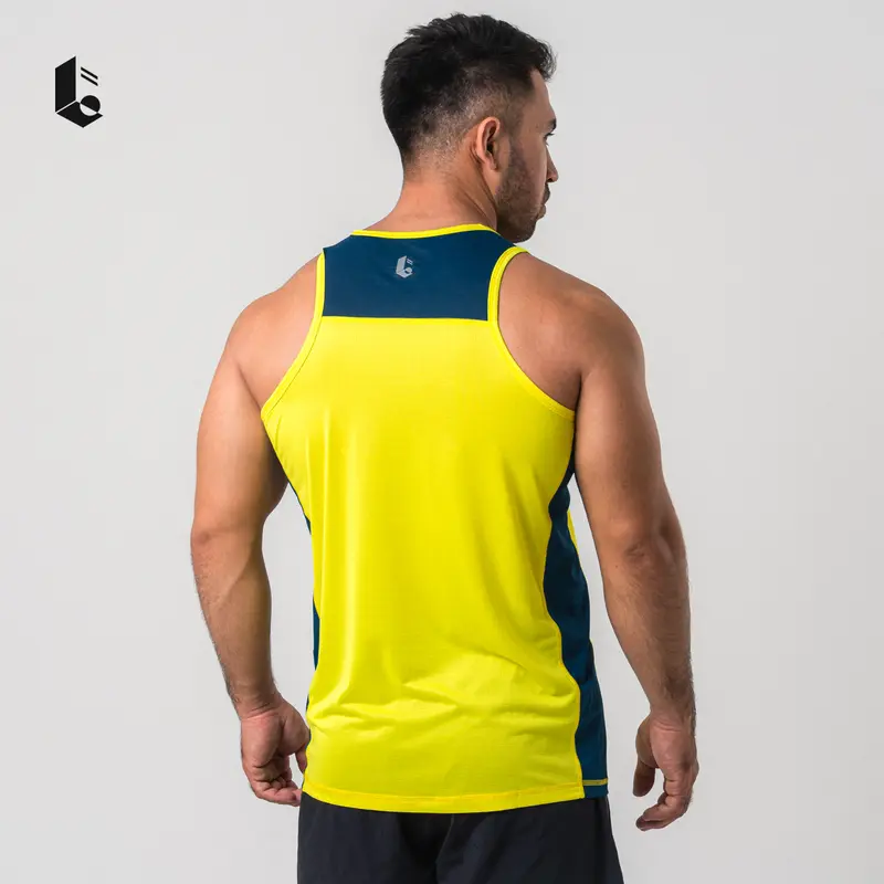 Lockerwear Baju Sleeveless Sport Slim Quick Dry Fit Lari Jogging Running Training Gym Fitness Kaos Singlet Pria 1