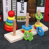 Gambar Mainan Edukasi Puzzle Geometri Tower dengan 3 Motif Berbeda Terlaris - Toys - Motif A dari Kidzcare Kota Tangerang Selatan 4 Tokopedia