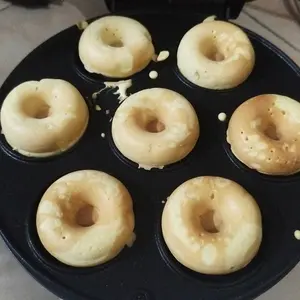Donut Mini Maker Electric Cetakan Donat Mini Elektrik 7 Lubang Mesin