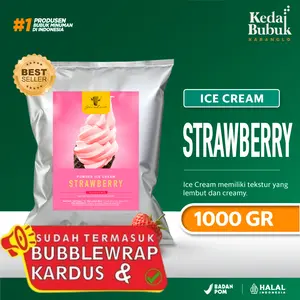 BUBUK ES KRIM STRAWBERRY 1 KG JAVALAND Cream Ice