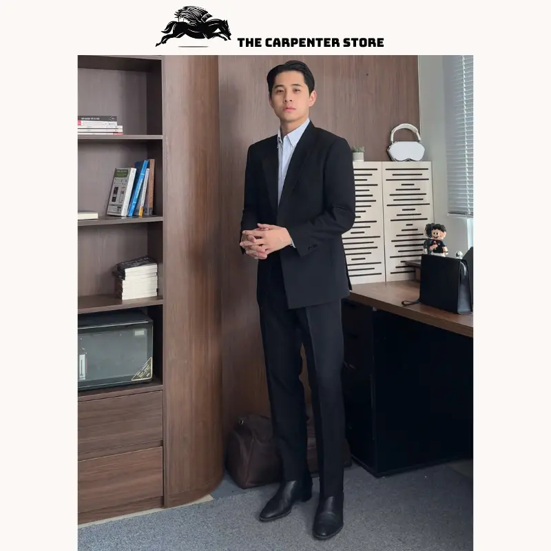 [ DEAL MỞ BÁN ] Quần âu nam Cao Cấp The Carpenter, Gấp 1 ly Chất vải chéo 81 dày dặn, co dãn, Chống nhăn Form ống Đứng trẻ trung, thanh Lịch | BigBuy360 - bigbuy360.vn