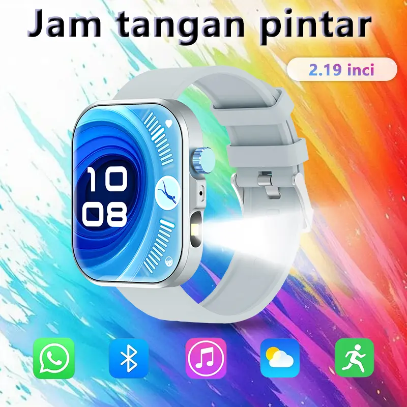 Perak Sederhana dengan Lampu Samping - 2 Tali Jam