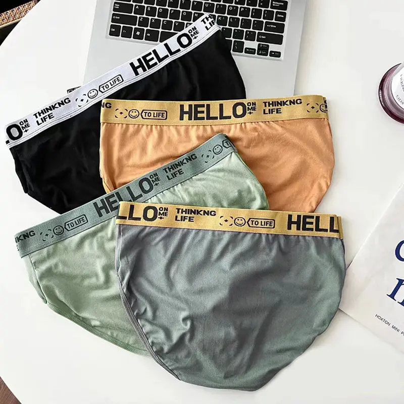 PEACHIE | CD1370 CD Motif Daleman Pria Celana Dalam Model Segitiga Cowok Lelaki Underweae Murah Dewasa Boxer Hitam Katun Nyaman Remaja Karet 3