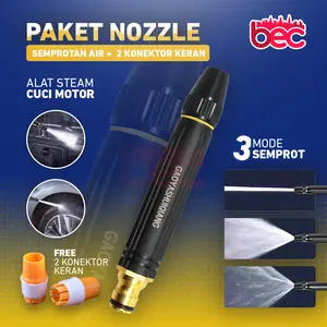 [Paket Lengkap] SEMPROTAN AIR KUNINGAN NEW UPGRADE HOSE NOZZLE SPRAY STEAM SEMPROTAN CUCI MOTOR MOBIL WATER JET Car
