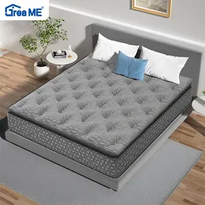 Greame Kasur Busa Memori Tebal 30cm - Pegas Kantong Individual Alami, Kasur Lantai Busa Memori Antibakteri Kepadatan Tinggi
