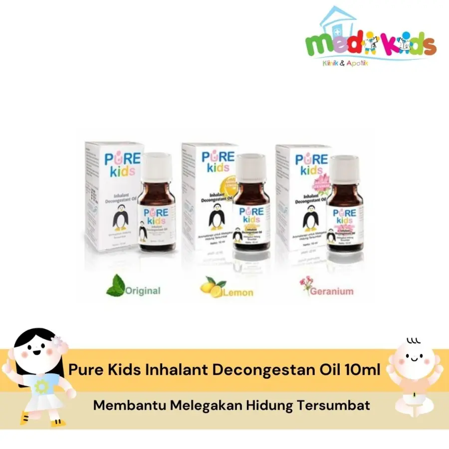 Pure Kids Inhalant Decongestant Oil 10 ml