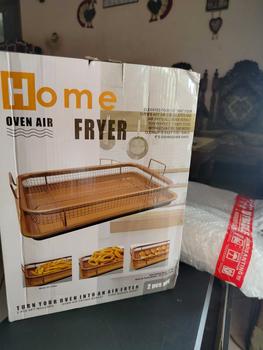 Product Review of (COD) Nampan tirisan minyak gorengan stainless GOLD TEBAL / nampan oven pemanggang / peniris minyak multifungsi / loyang oven tray serbaguna /baking tray / cooling rack / rak pendingin / wadah minyak kentucky chicken dry fryer / copper crisper tray from C**M 0