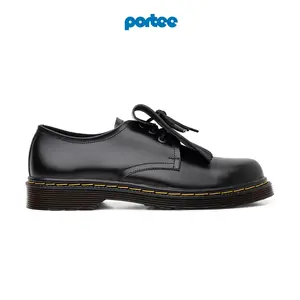Sepatu Boots Pria Portee OG Derby Leather – Formal Kulit Asli Hitam | Kerja Kuliah Acara Resmi