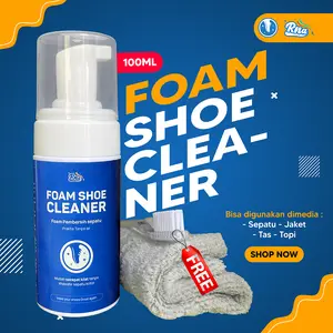 Rnasoap -Foam Shoe Cleaner KEMENKES 20310620232 Pembersih sepatu praktis tanpa bilas 100ml AF
