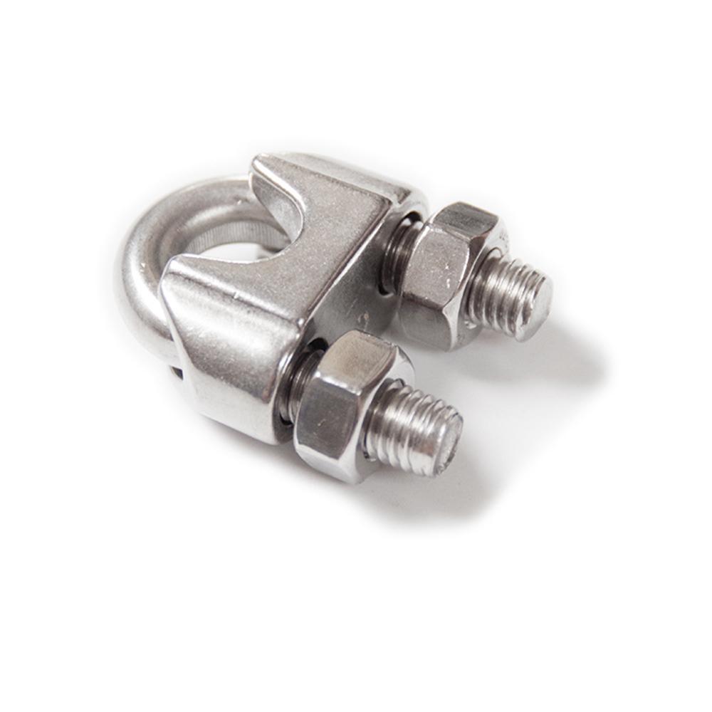 5PCs Klem Sling Seling Kuku Macan 2mm 4mm 5mm 6mm 8mm 10mm 12mm Baja Tahan Karat 304 Penjepit Tali Kawat Baja Anti Karat Kuat