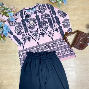 ONESET KOMBINASI HITAM | ATASAN DAN CELANA | BY YENIWA FASHION