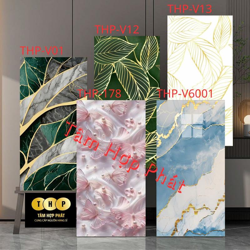 Combo 50 Tấm PVC Ốp Tường Decor Nhà Cửa,Phòng Khách,...Có Sẵn Keo Dán KT 60*30cm