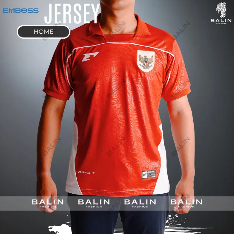 Jersey Timnas 2023-2025 FULLPATCH Bahan Embos Monokrom Pria dan Wanita - Tersedia Bigsize Oversize Terlaris 2