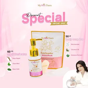 BUNDLING Manjakani travel size + body soap bar Mencerahkan Niacinamide