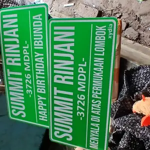 SIGN PLAKAT GUNUNG CUSTOM BEBAS SESUAI KEINGINAN