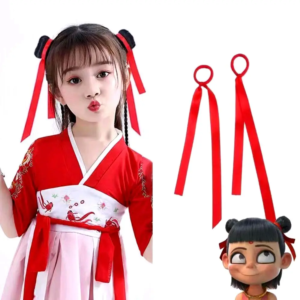Dây buộc Truy Băng đỏ tạo kiểu Natra dễ thương. Phong cách nhân vật Hoạt Hình dễ thương.