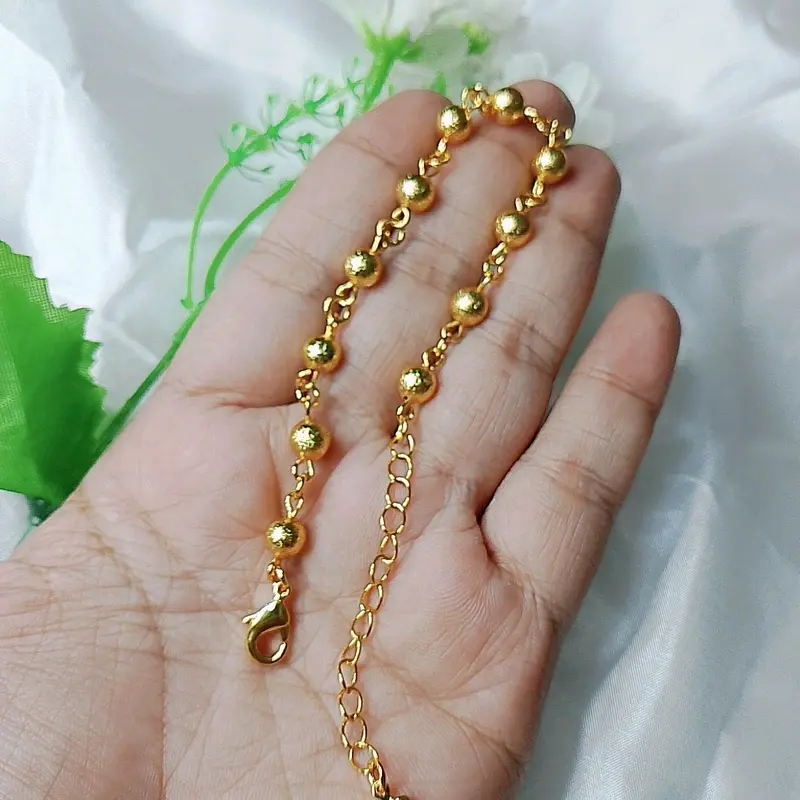 GELANG RANTAI MERICA LAPIS EMAS PERHIASAN LEBARAN 1