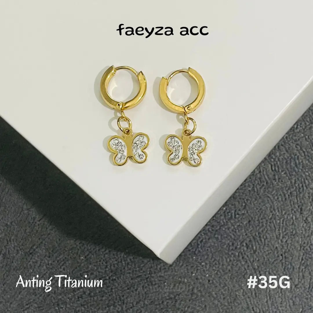 Anting Wanita Titanium, Anting Anti Karat dan Tidak Luntur (GABUNG)