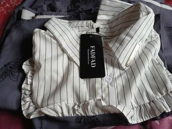 Product Review of FADFAD[ready stock] Gaun Wanita Motif Bergaris Rok Panjang Berkerah Lengan Panjang Gaya Kasual from D**n 0
