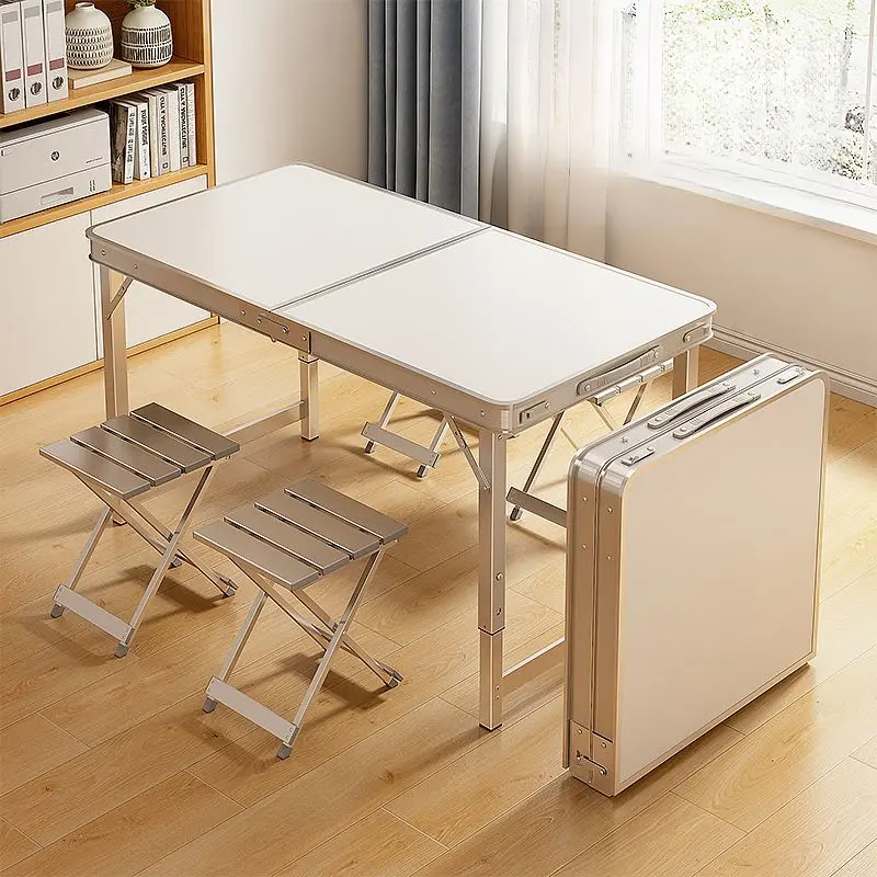 Folding Table Outdoor Portable Folding Table-Piece Simple Household Folding Dining Table And Chair