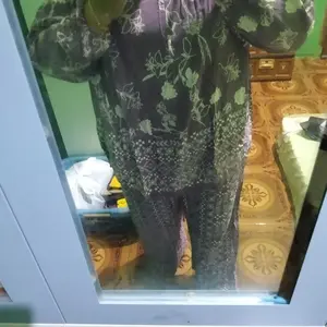 One Set Lusiana Rayon Premium Busui Setelan Wanita Atasan Bawahan Celana Panjang Batik Adem Nyaman Tebal