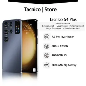 TACNICO S4 Plus 6GB+128GB Smartphone 7inch Unlocked Dual Card 5G Cellphone Android 13.0 Mobile Phones