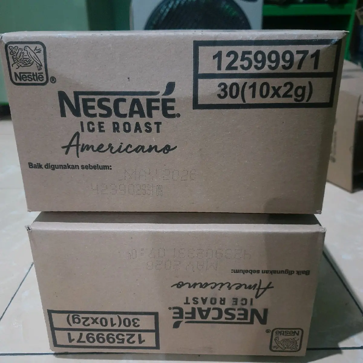 Nescafe ice roast americano 1karton exp april 2028