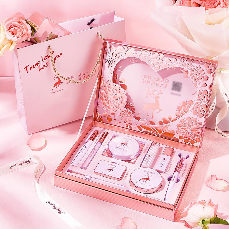 Bộ Quà tặng Mỹ phẩm cho Bạn gái, Người yêu, Tặng mẹ - Set trang điểm, Makeup đầy đủ kèm túi đựng - Quà Tặng nữ