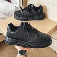 Gambar RANJOJO 6051 FREE BOX Sepatu Sneakers Wanita Gaya Korea Trendy Kulit Sintetis Hitam Putih Cocok untuk Fashion dan Sepatu Sekolah Size 37-41 - HITAM, 36 dari RANJOJO INDONESIA Kab. Mojokerto 3 Tokopedia