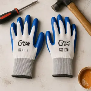 (1pasang) GEKKO Sarung Tangan Lapis Karet Sarung tangan anti duri  - Gloves