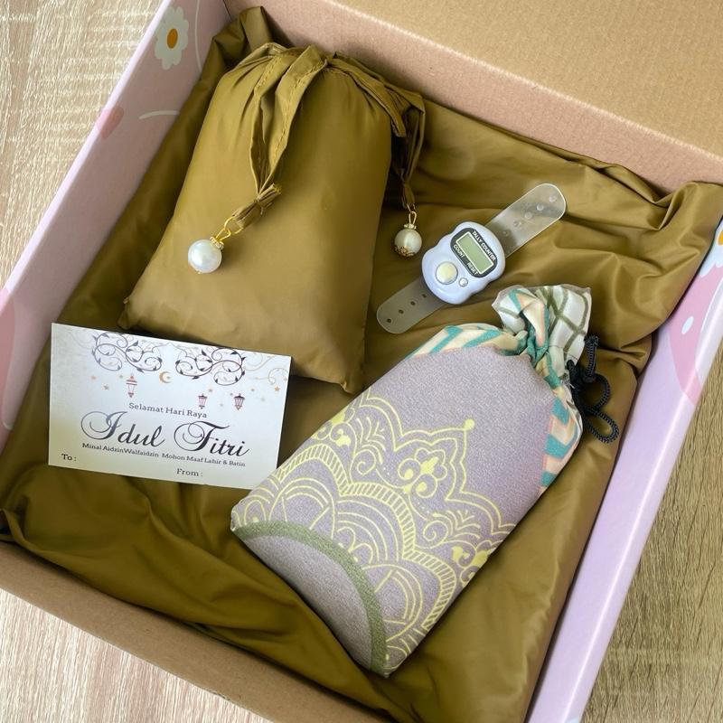 SYALUNA - Hampers Mukena Dewasa Kado Mukenah Mewah 2 in 1 Gift Box 2