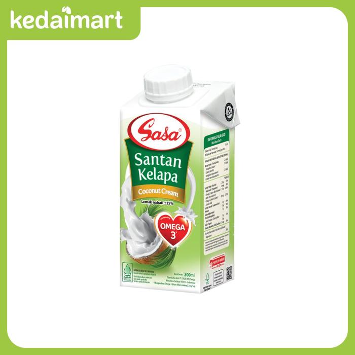 Gambar Santan Kelapa Sasa 200 Ml dari KedaiMart Kota Tangerang Tokopedia
