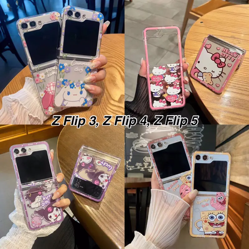 Korean Case Samsung Galaxy Z Flip 5 Zflip5 Zflip [SUPER CUTE]