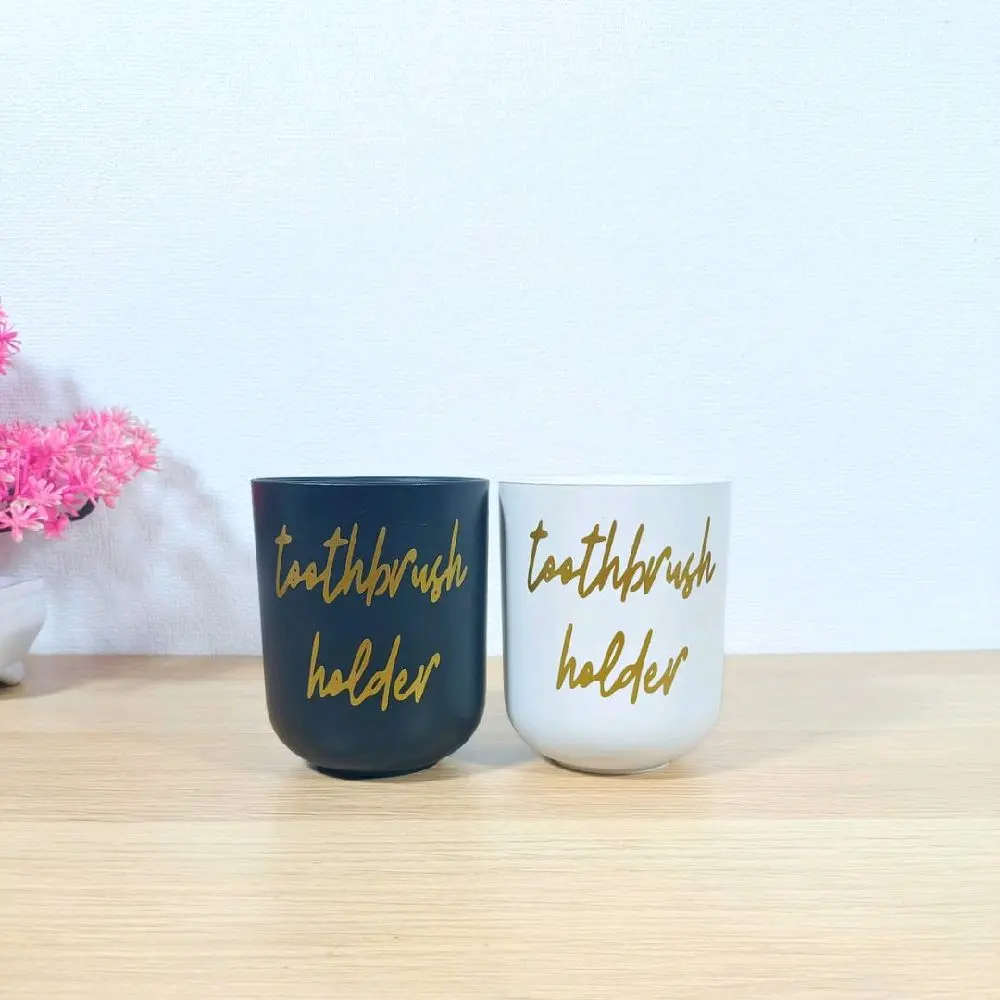 Toothbrush Holder Tempat Sikat Gigi Aesthetic Gelas Plastik Wadah